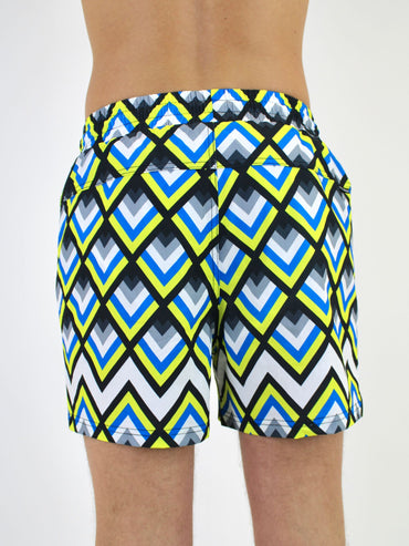 White Threads West Coast Swim Shorts - Neon