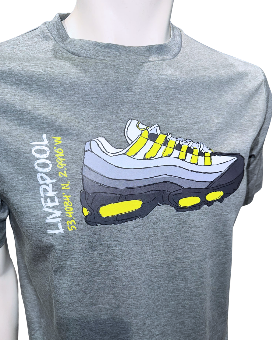 White Threads 110 Neon T-Shirt - Grey