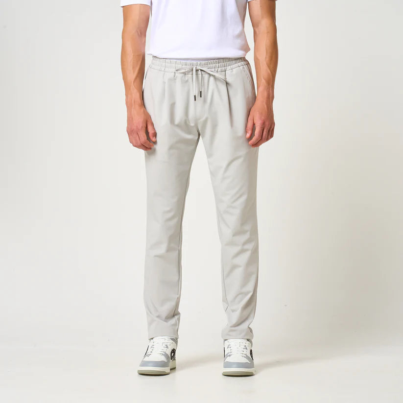 Loiano Slim Fit Tech Pants - Light Grey