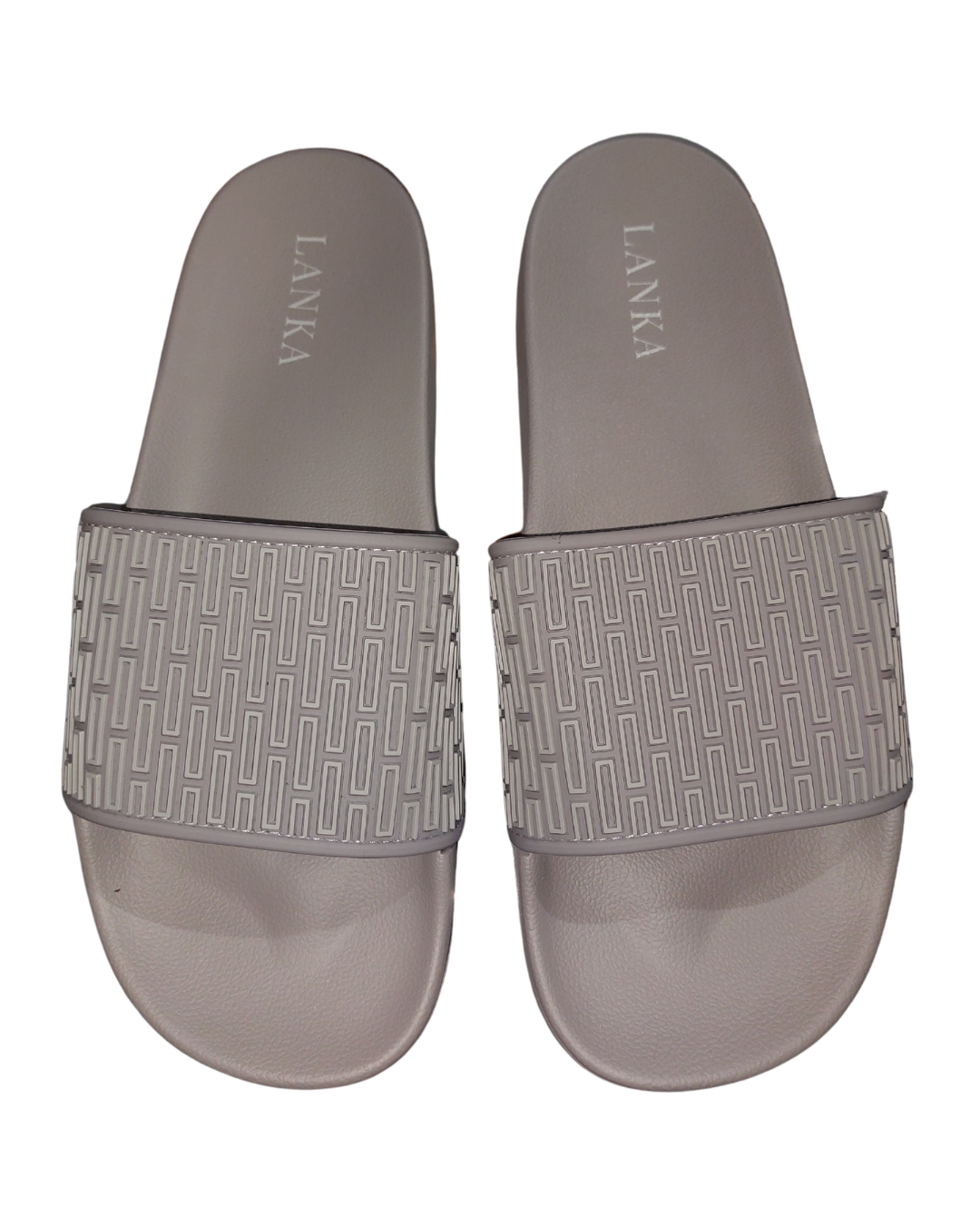 Lanka Embossed Sliders - Grey