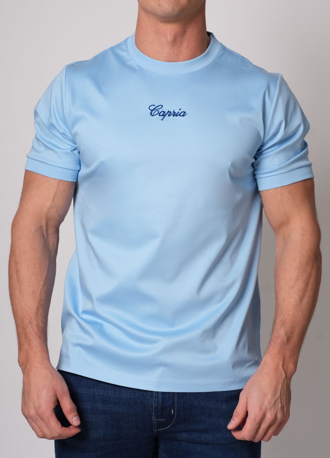 Capria Luxury T-Shirt - Sky Blue