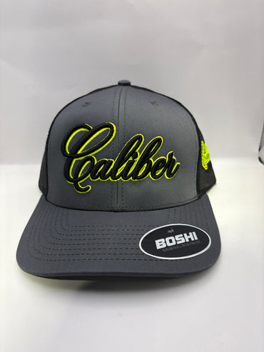 Caliber Signature Cap - Grey/Neon