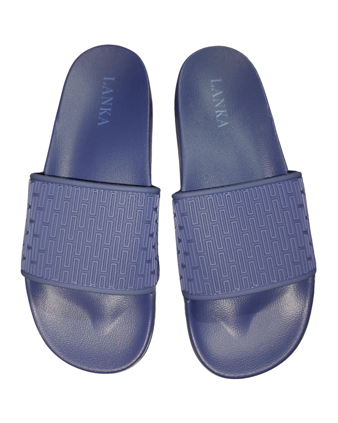 Lanka Embossed Sliders - Navy