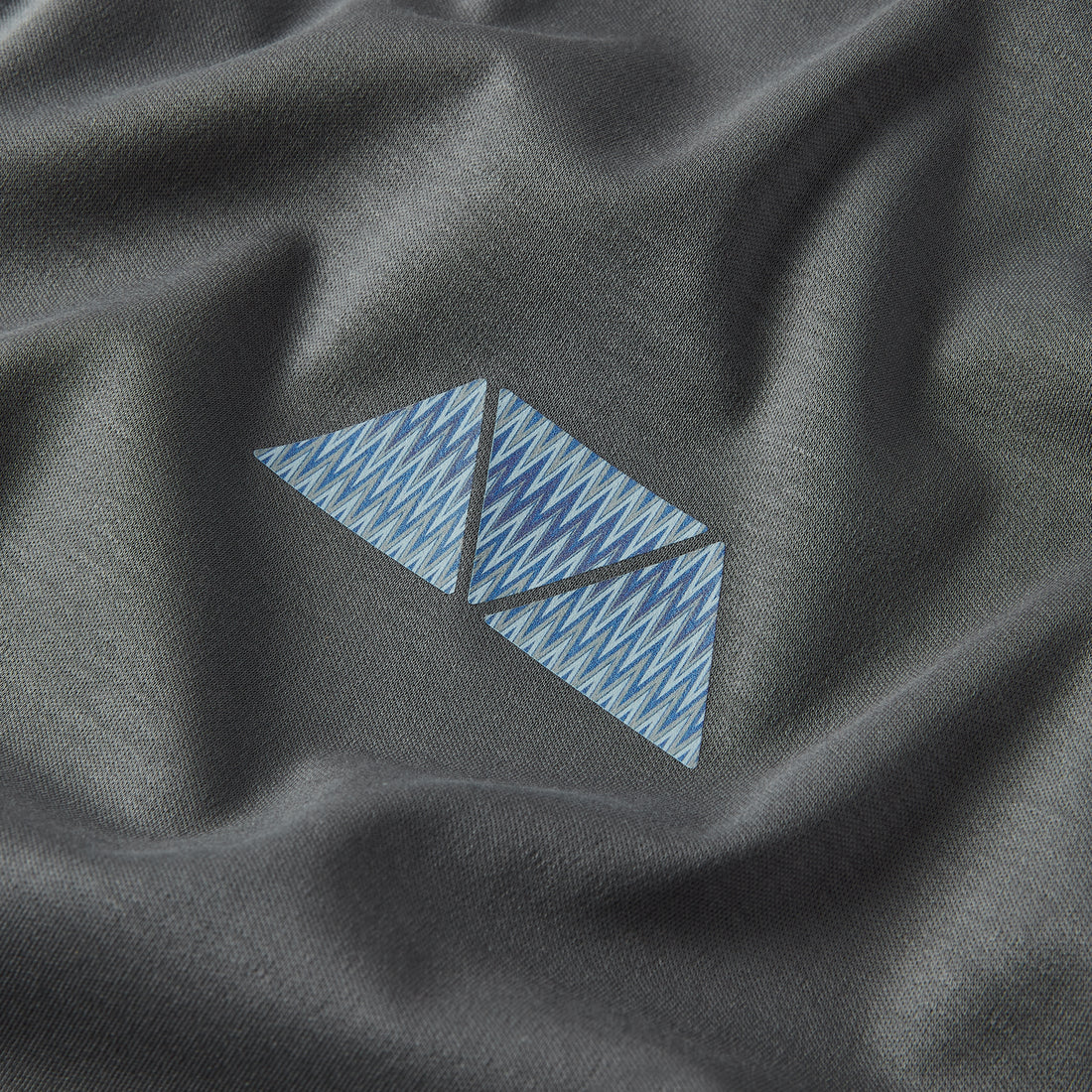 Mosquito Azure Triangle (Purple) T-Shirt - Grey