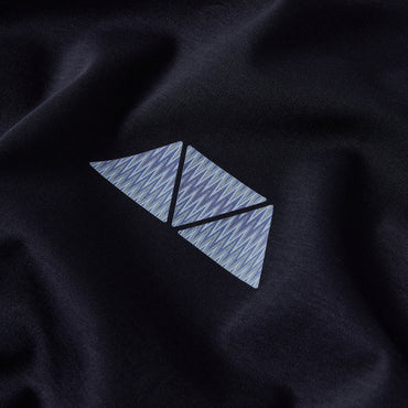 Mosquito Azure Triangle (Purple) T-Shirt - Navy
