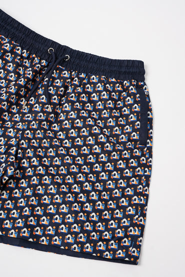 Capria Casa Swim Shorts - Navy