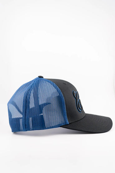 Capria Trucker Cap - Black/Blue