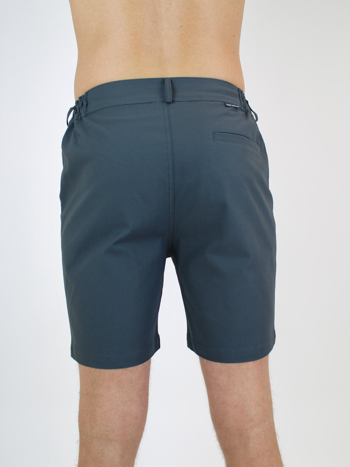 White Threads Alor Chino Shorts - Dark Grey