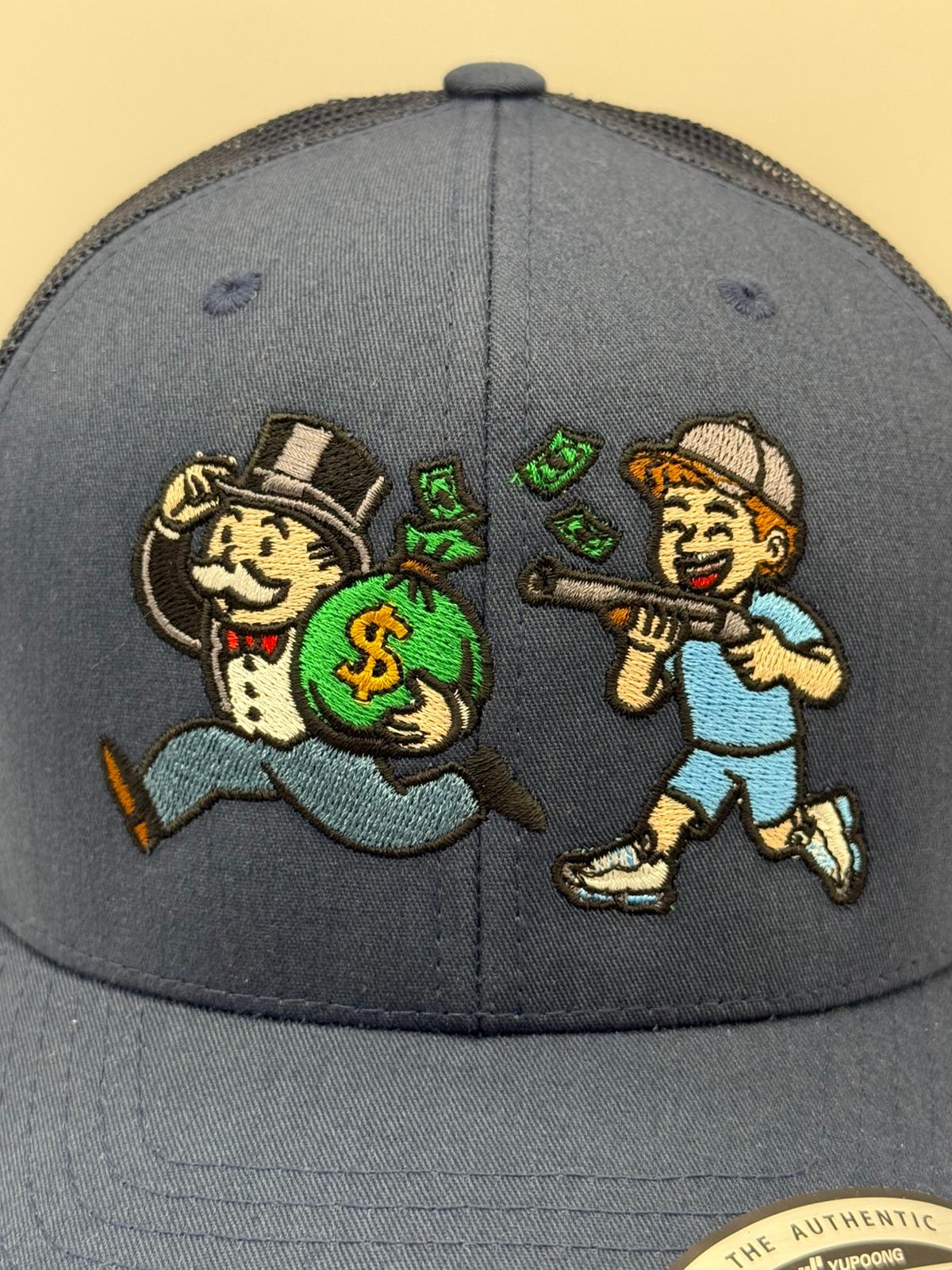 Cap Cartel Bank Robber Cap - Navy