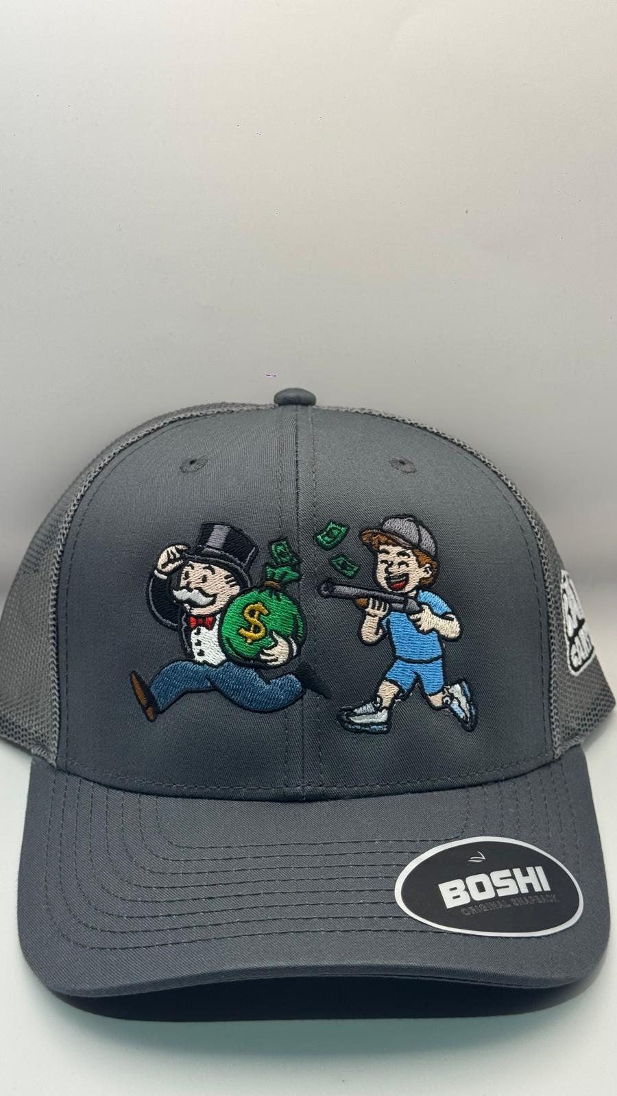 Cap Cartel Bank Robber Cap - Grey