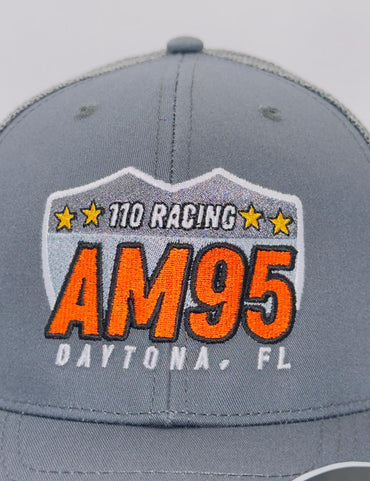 AM95 Mandarin Cap - Grey