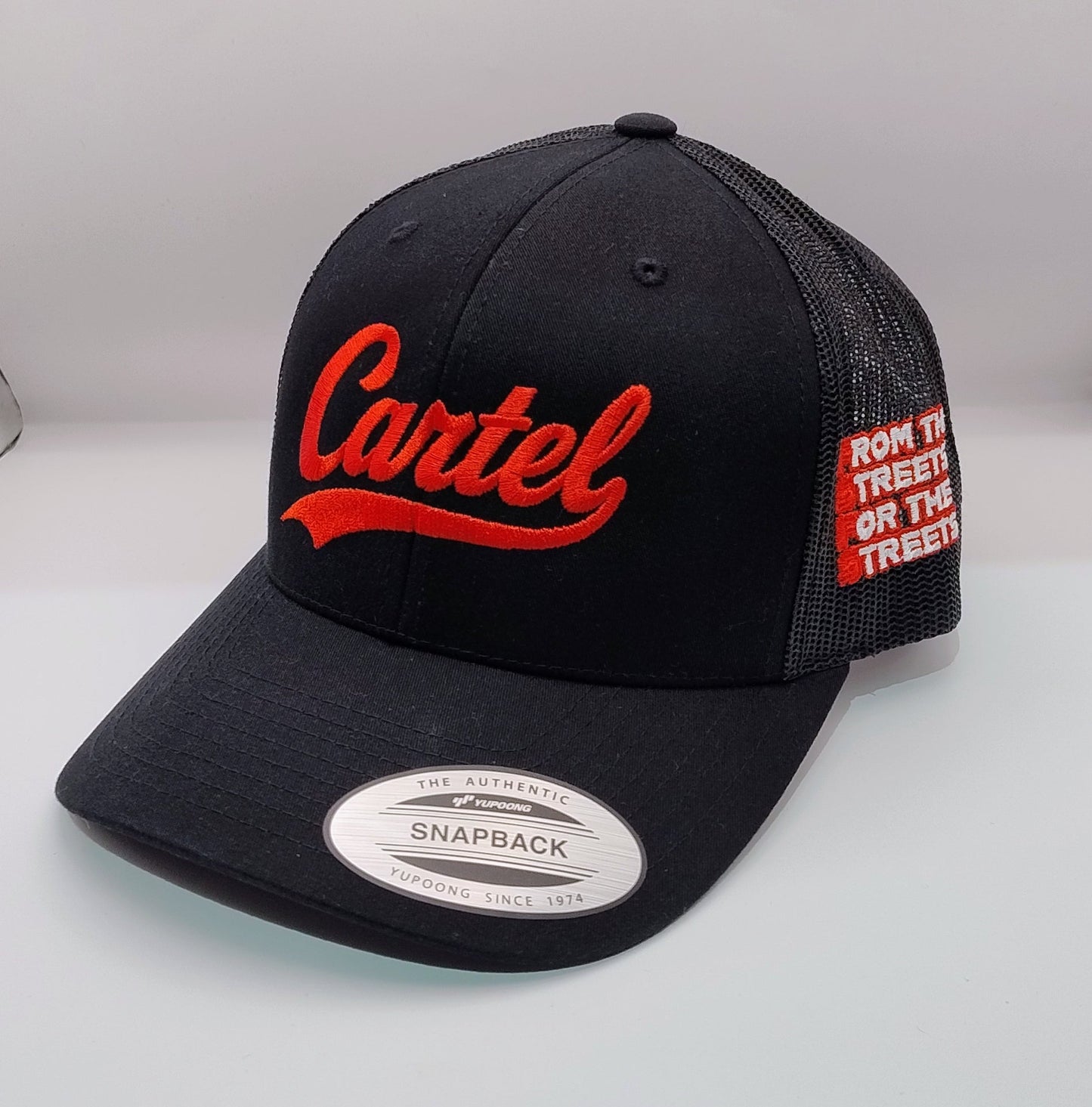 Cap Cartel Red Streets Cap - Black