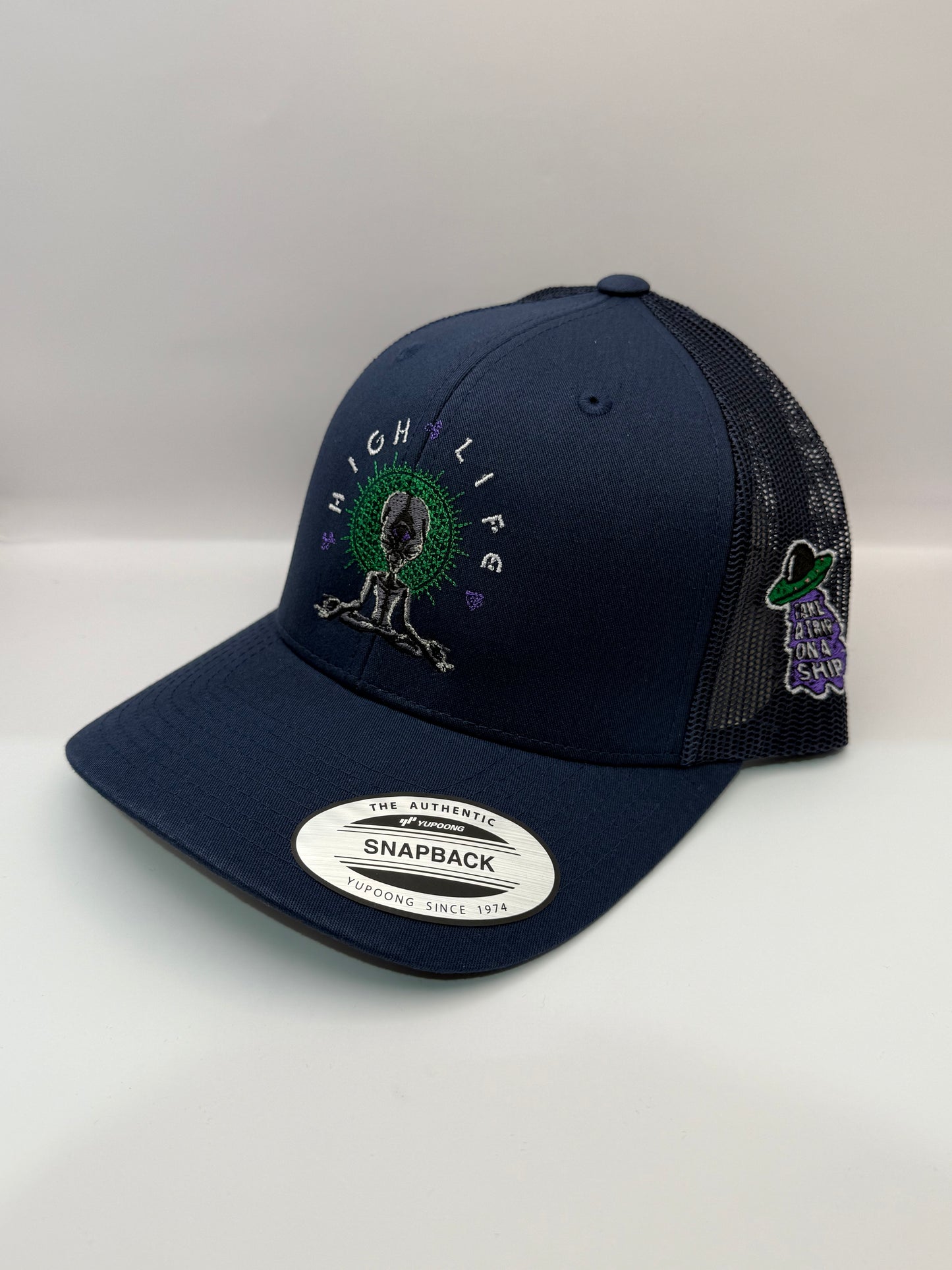 HIGH LIFE CAP, SIDE LOGO, NAVY