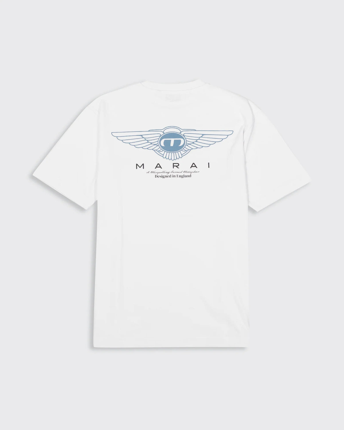 MARAI Isignia Logo T-Shirt - White/Turbulence