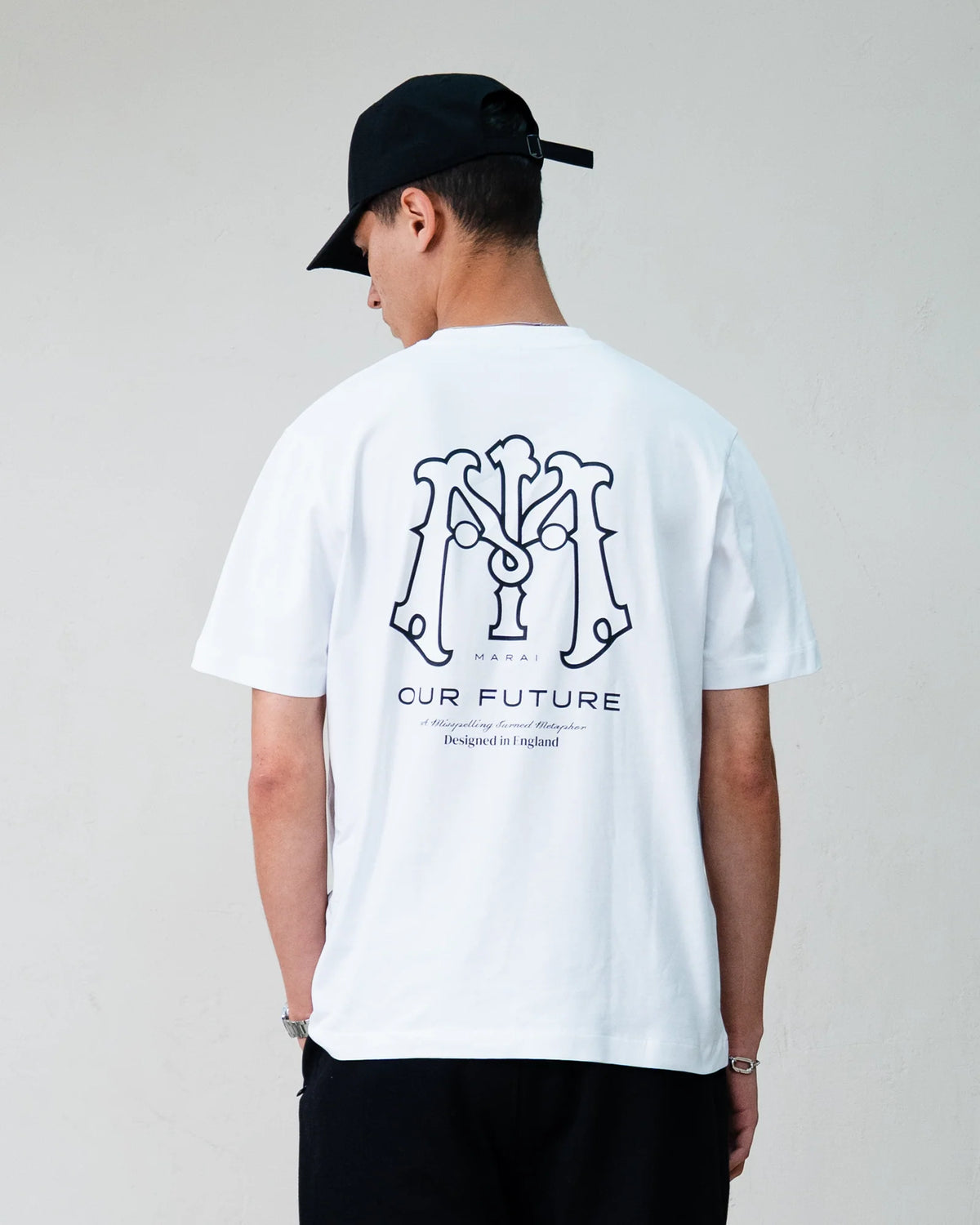 MARAI Monogram Logo T-Shirt - White