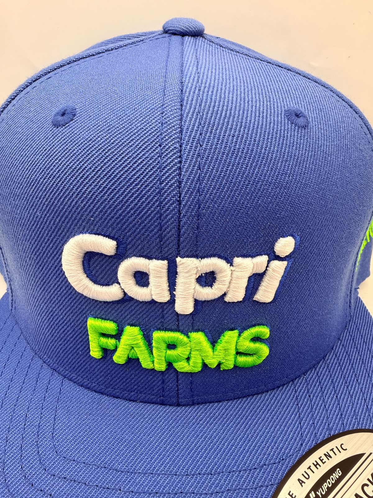 Capri Farms OG 3D Flat Peak Cap - Light Blue