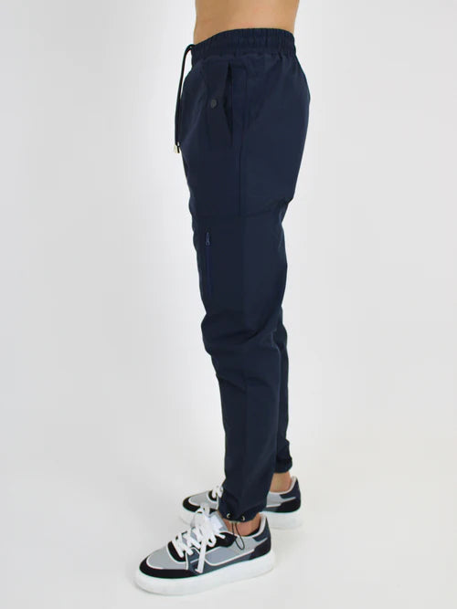 White Threads Versatile Cargo Pants - Navy
