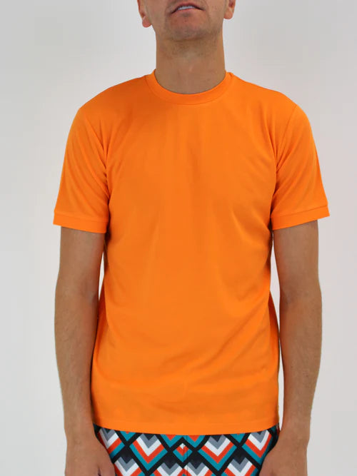 White Threads Plain Lightweight Premium T-Shirt - Orange