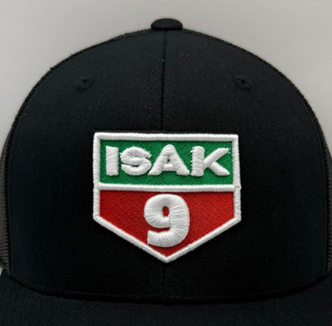 Isak 9 Green/Red Cap - Black