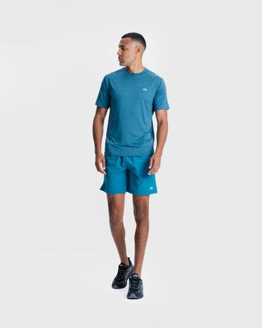 Agaru Pacer Shorts - Teal Blue