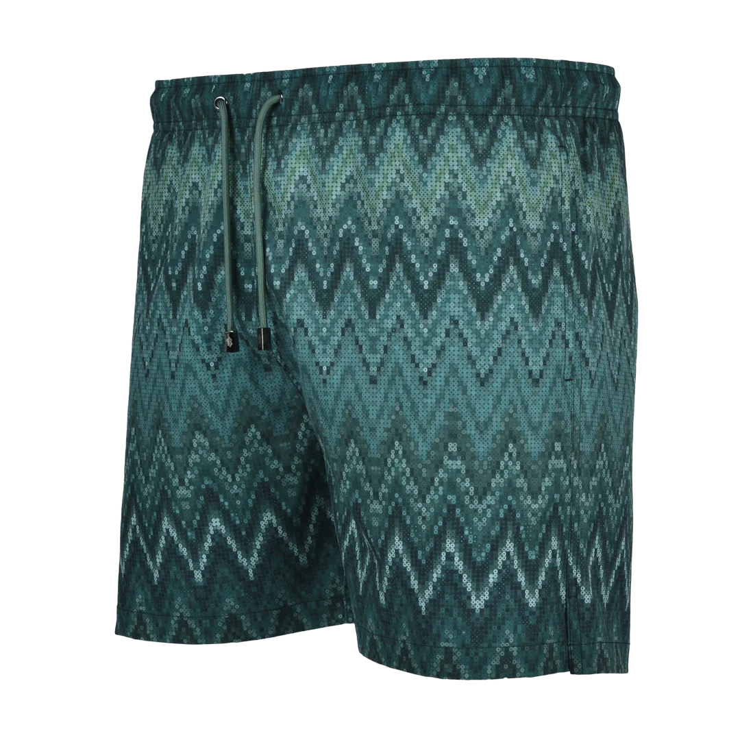 Moda Bandidos Swim Shorts - Sequin Zig Bali