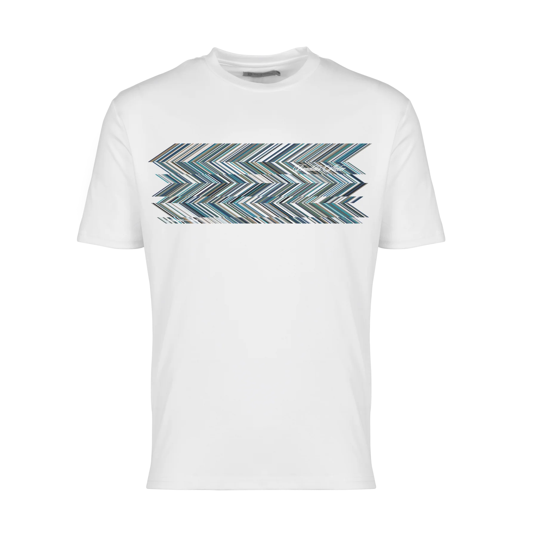 Moda Bandidos Blue Shear Zig T-Shirt - White