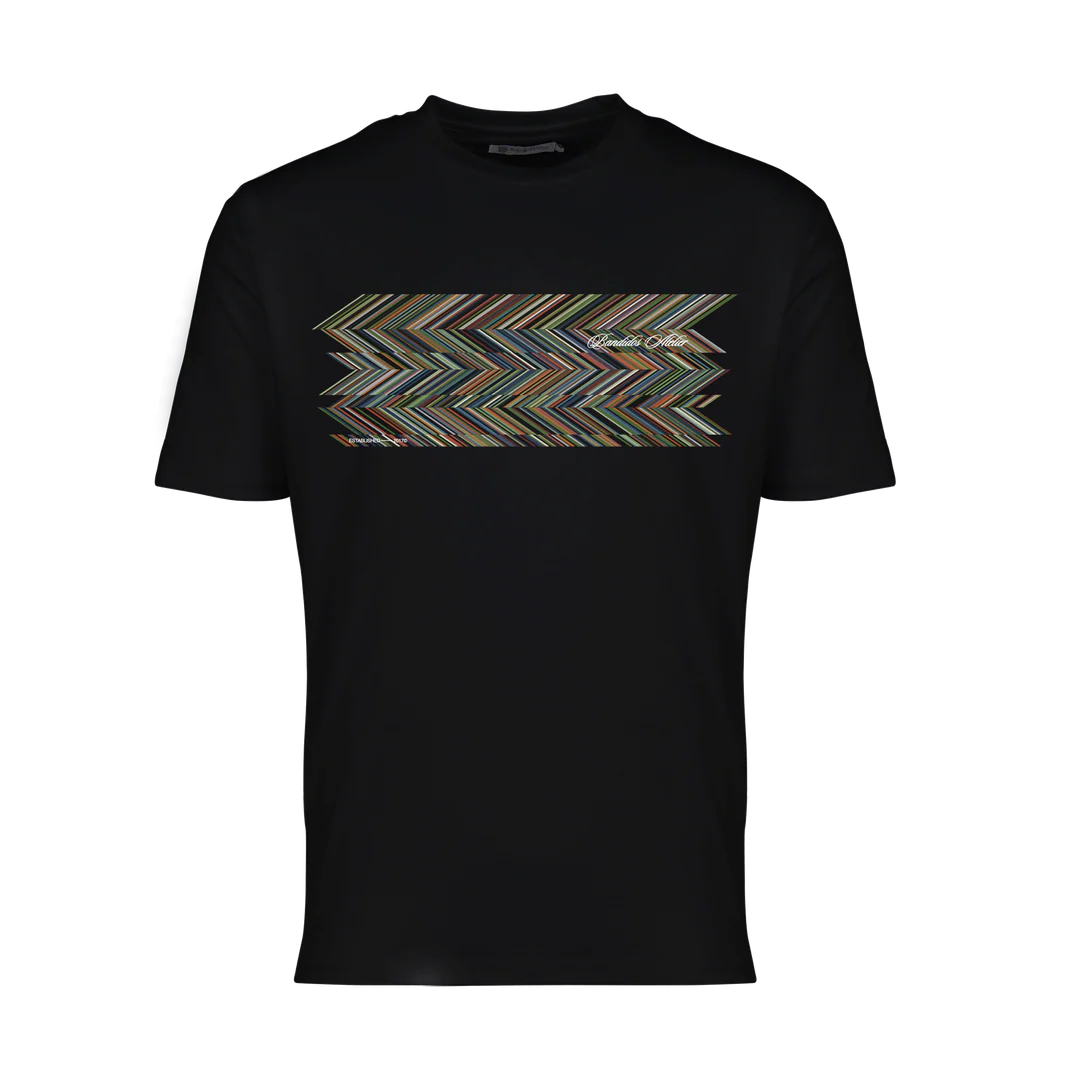 Moda Bandidos Fall Shear Zig T-Shirt - Black