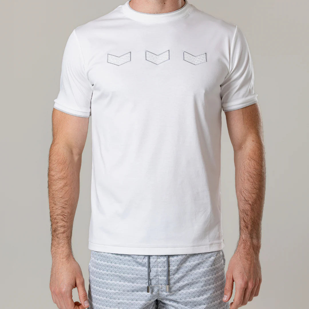 Lanka Chevron T-Shirt - White