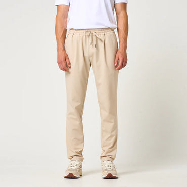 Loiano Slim Fit Tech Pants - Beige