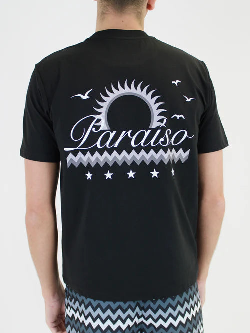 White Threads Paraiso T-Shirt - Black