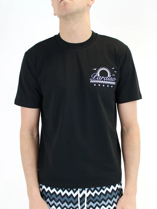 White Threads Paraiso T-Shirt - Black