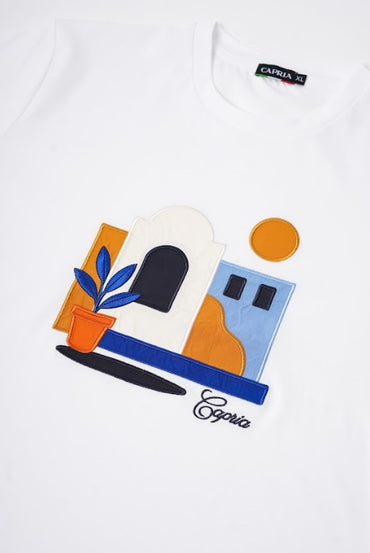 Capria Casa Luxury T Shirt - White