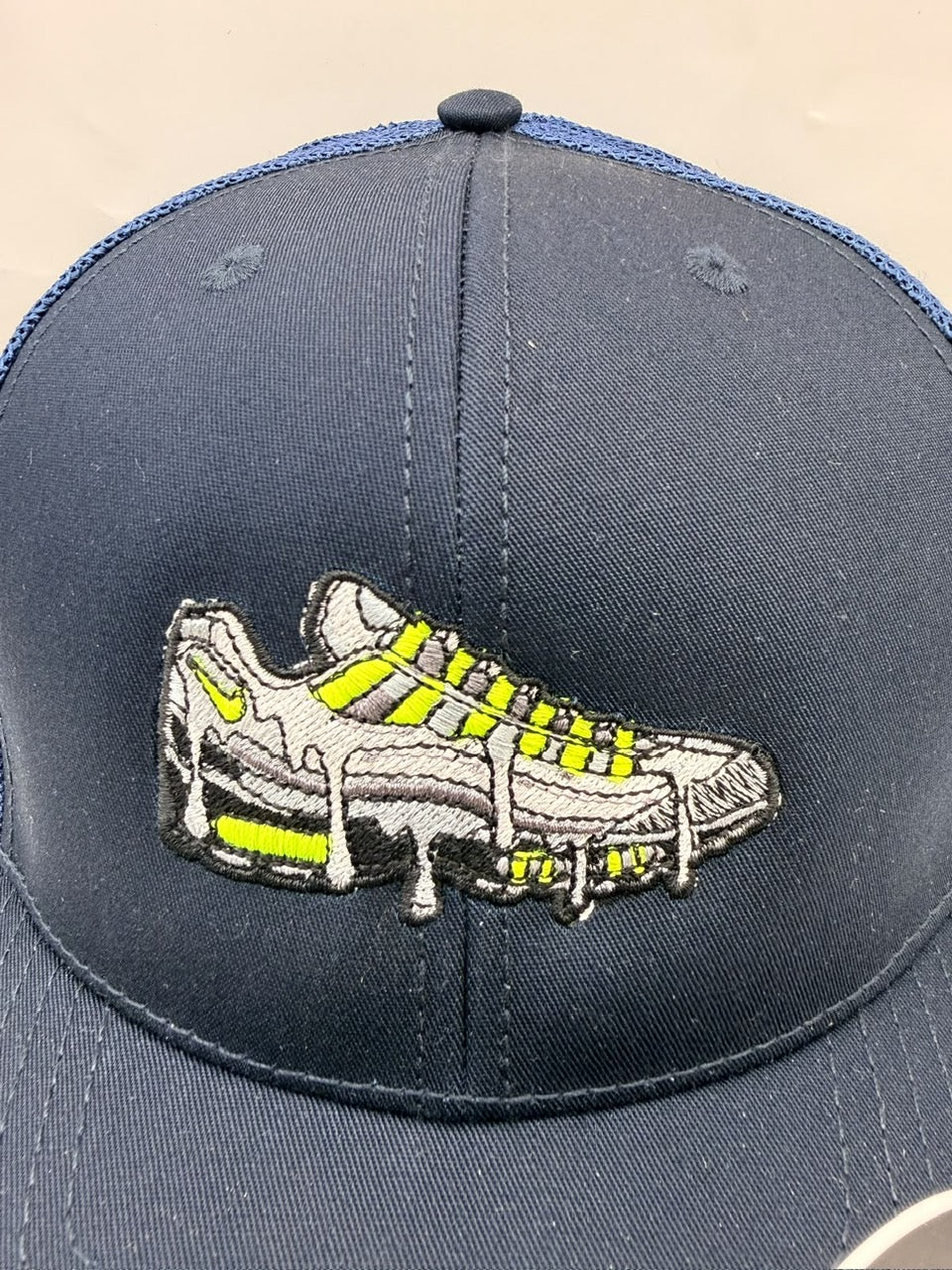 110 Neon OG Drip Cap - Navy