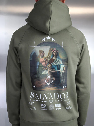 White Threads Salvador Hoodie - Olive