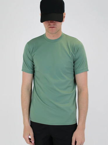 White Threads Plain Lightweight Premium T-Shirt - Khaki