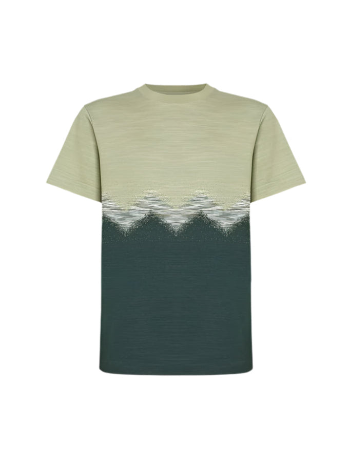 Missoni Zig Zag Slub Cotton T-Shirt - Green