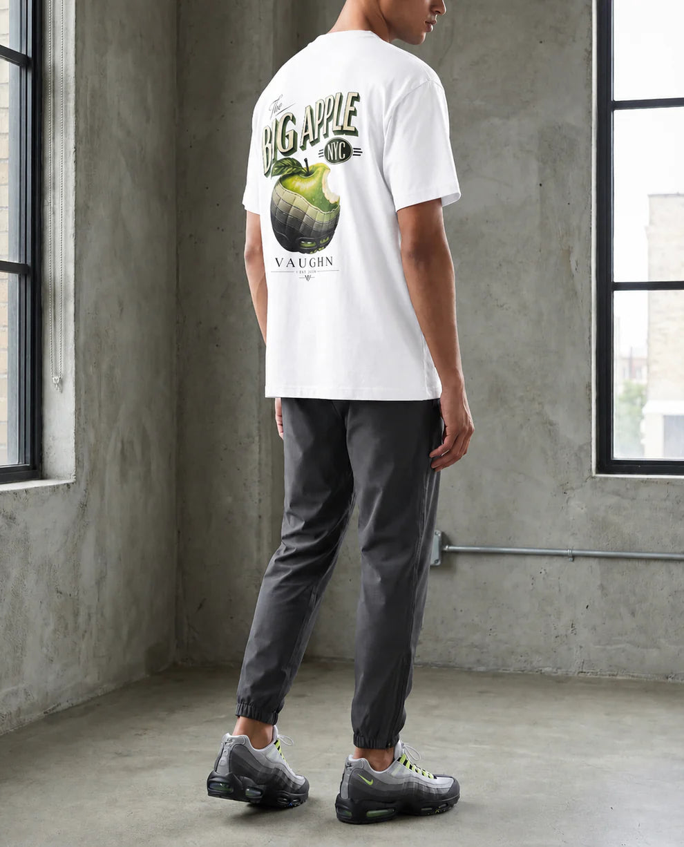 Vaughn Big Apple T-Shirt - White