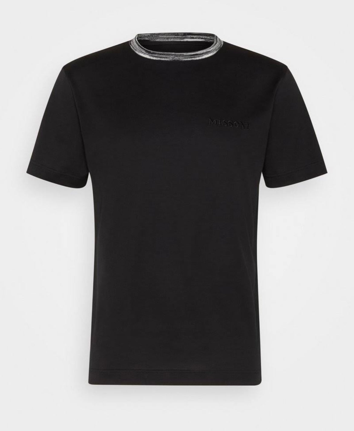 Missoni, Black Collar T-Shirt