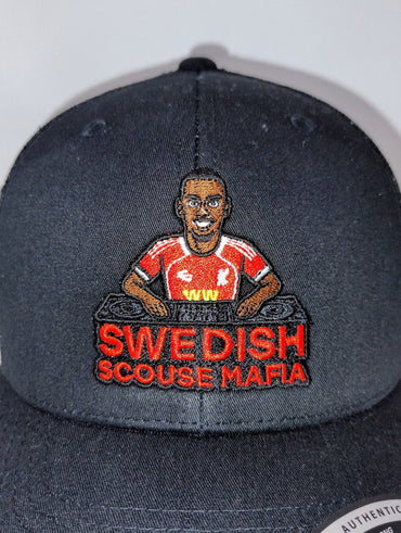 Cap Culture Swedish Scouse Mafia Cap - Black