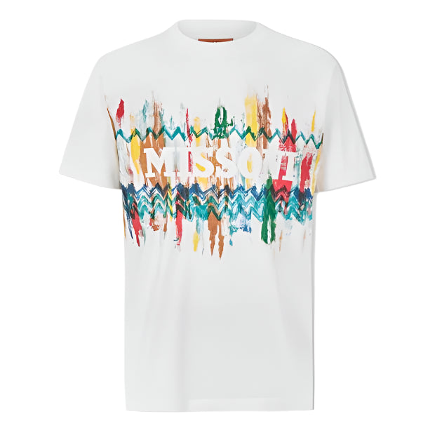 Missoni Painted Logo T-Shirt - White