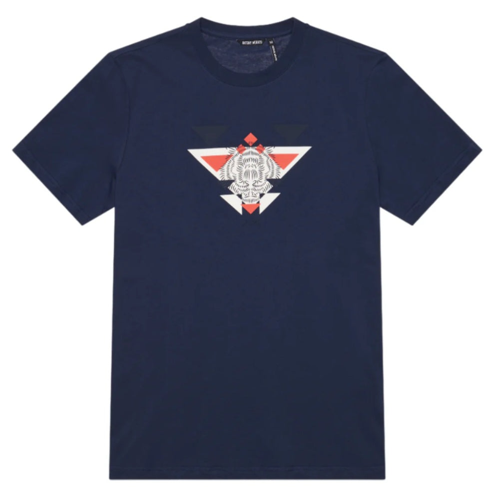 Antony Morato Tiger T-Shirt - Navy