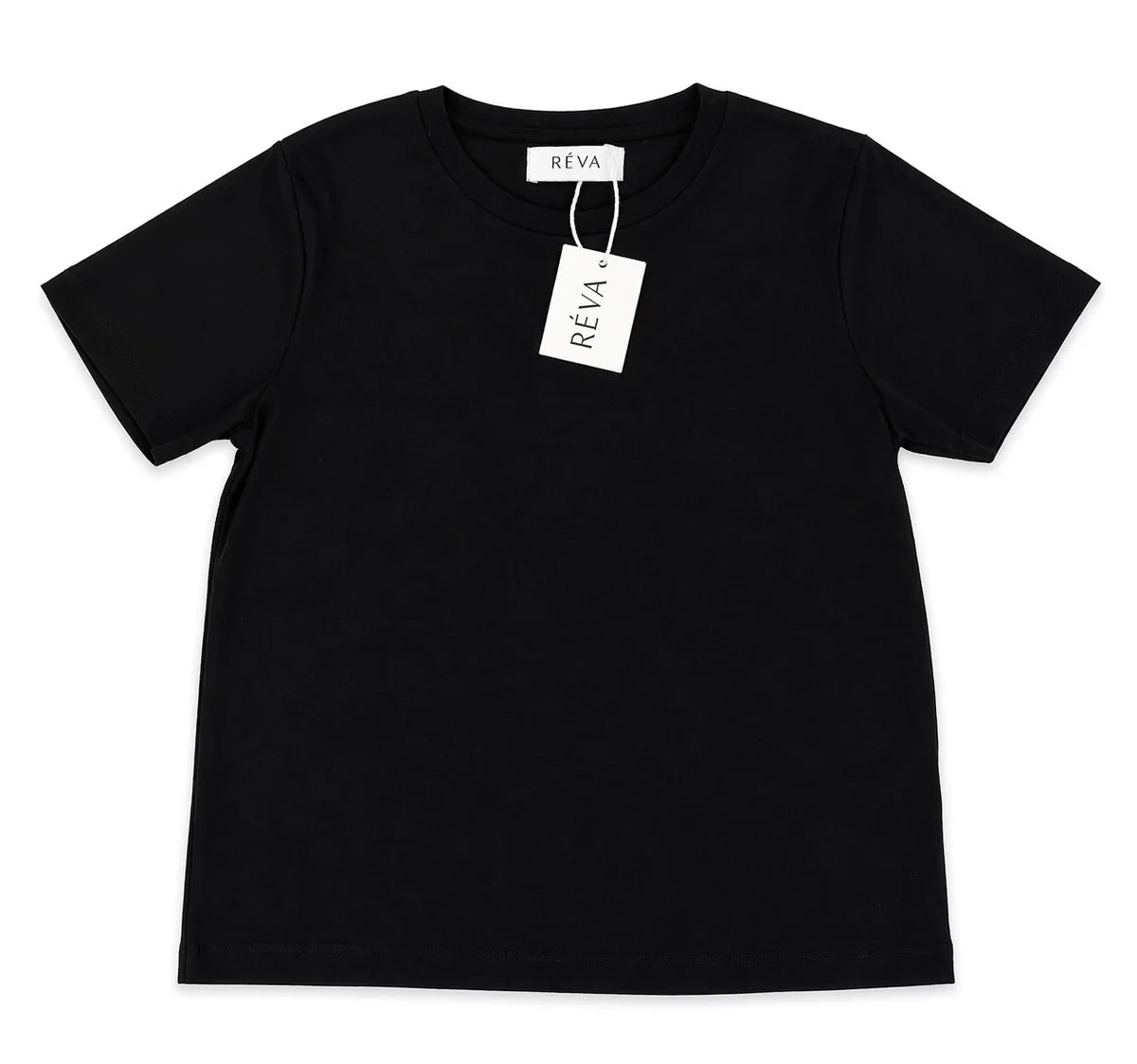 Reva Mercerised T-Shirt - Black