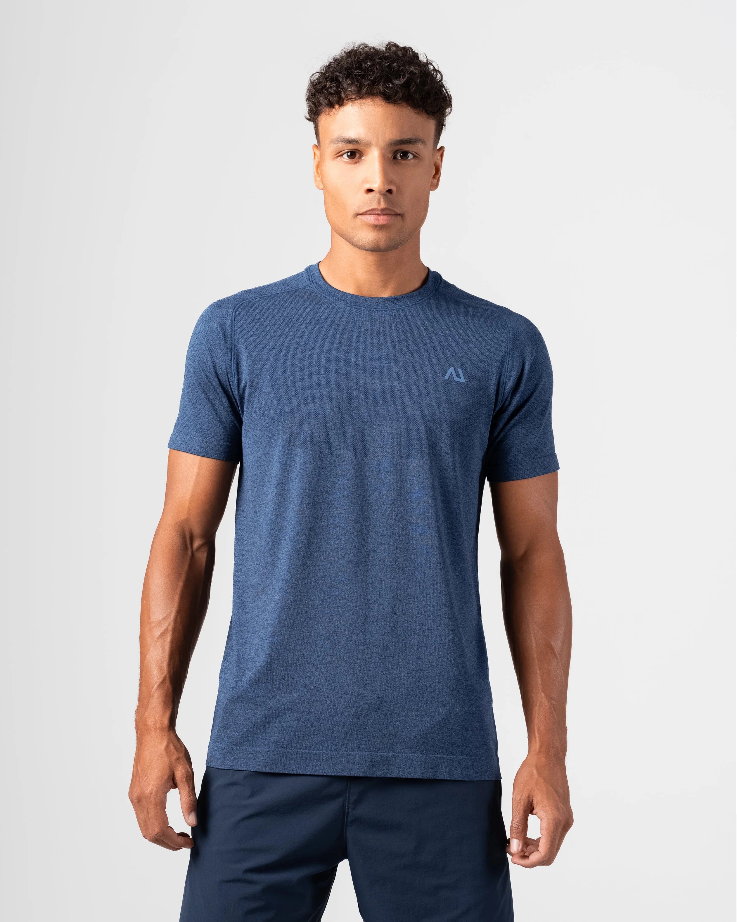 Agaru Versa Knit T-shirt - Obsidian Blue