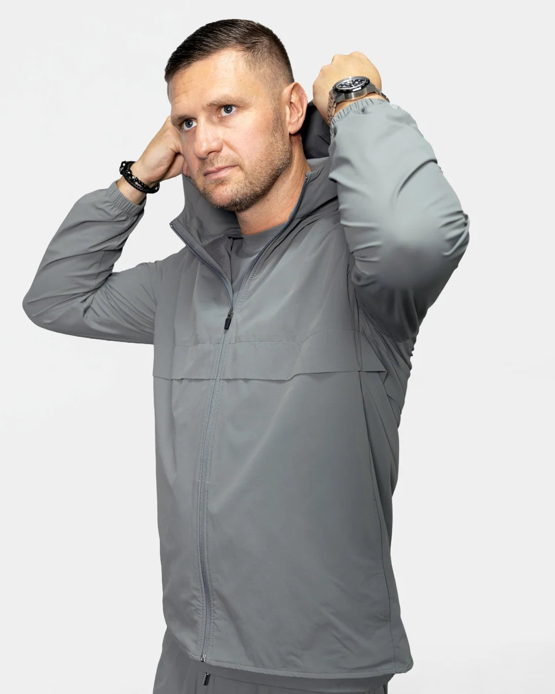 Reva Forma Hooded Jacket - Grey