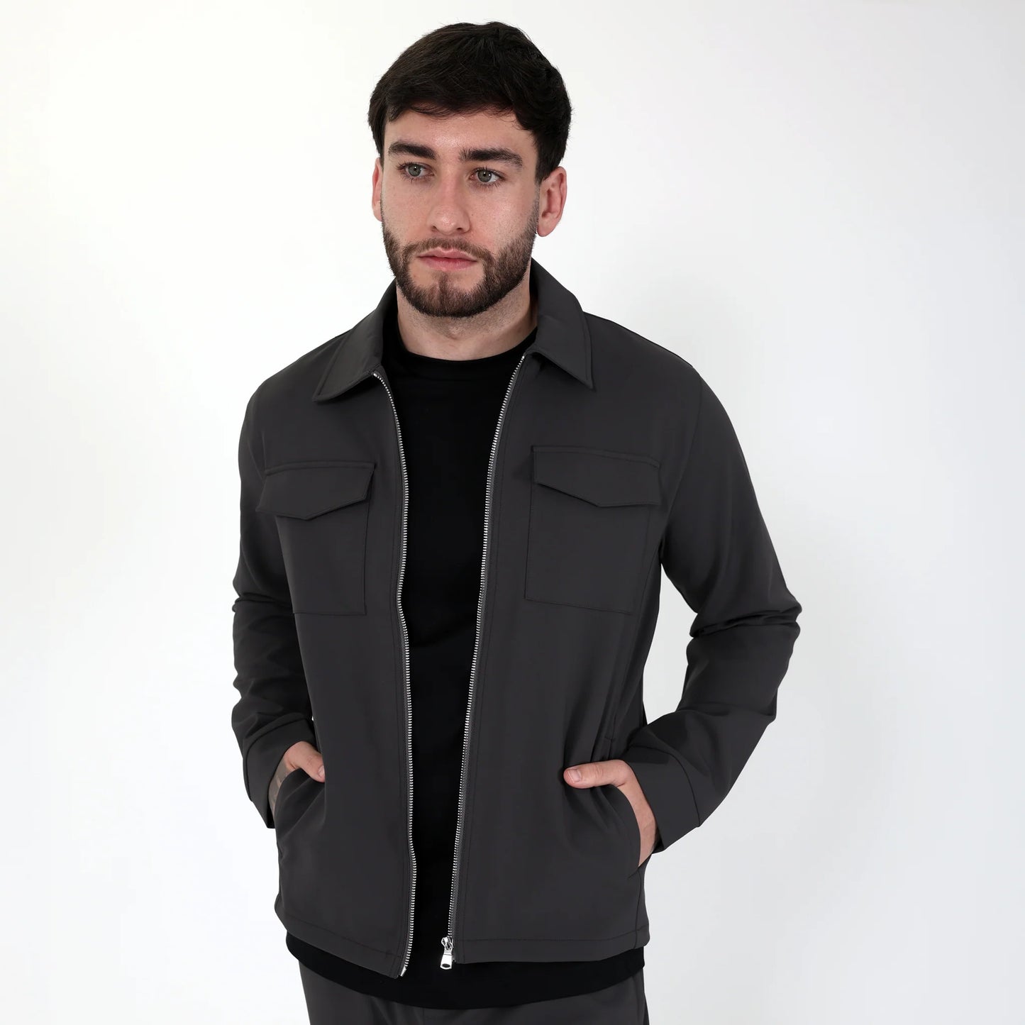 Reva Signature Cargo Jacket - Grey