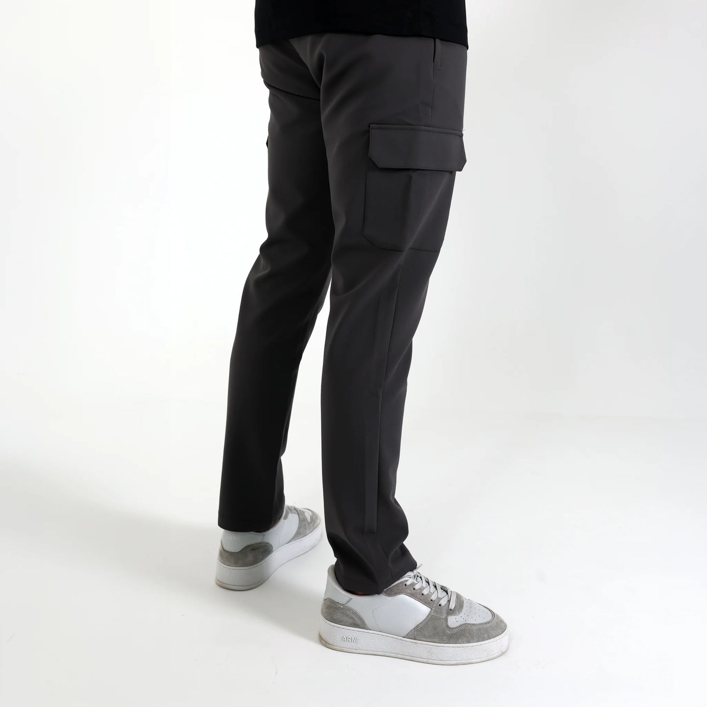 Reva Signature Cargo Trousers - Grey
