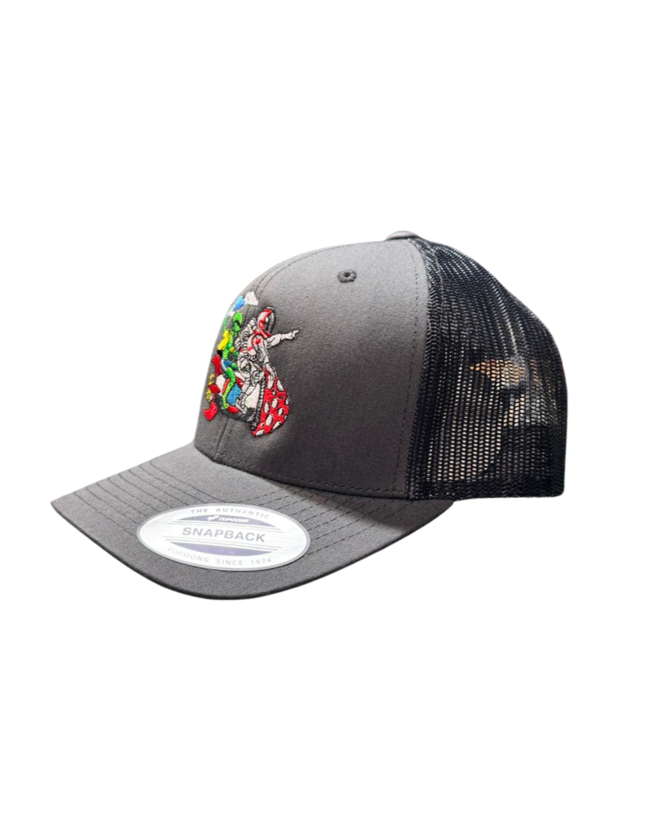 Cap Kids Mushroom Rocket Cap - Grey