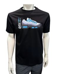 White Threads 110 Blue 0151 T-Shirt - Black