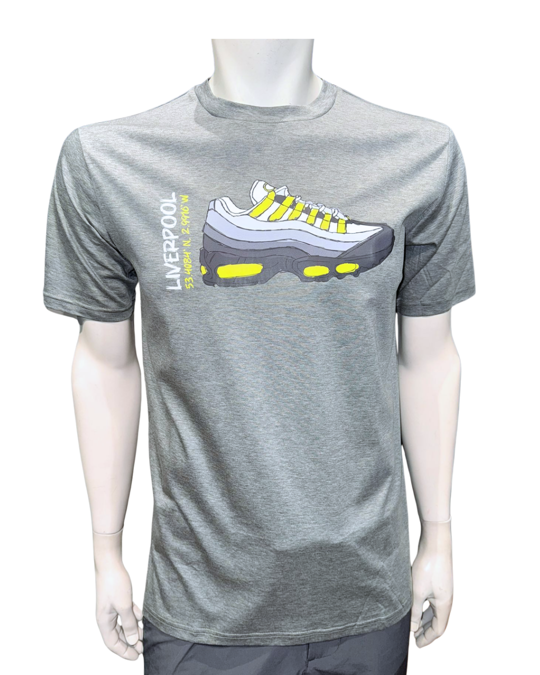 White Threads 110 Neon T-Shirt - Grey