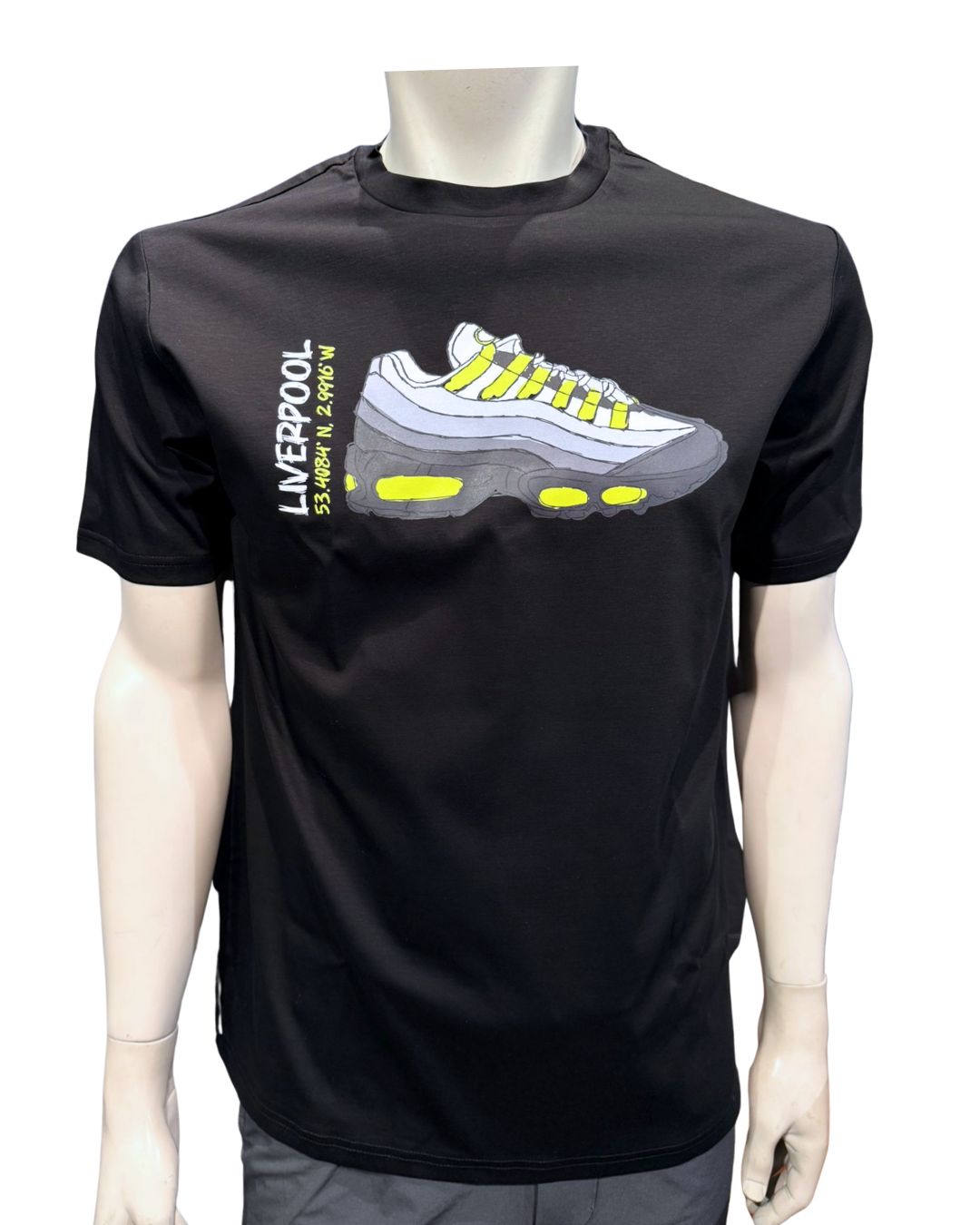 White Threads 110 Neon T-Shirt - Black